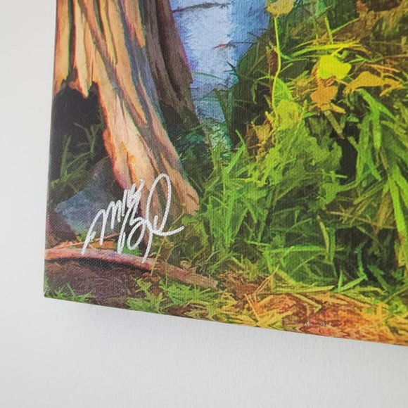 NEW Digital Art on canvas - Vintage Blue Truck - Picture 3 of 7